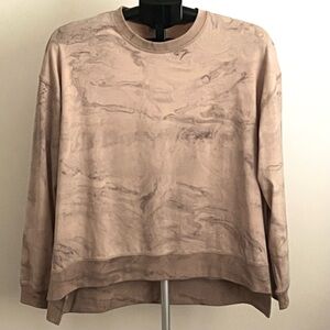MELI Women’s Tan Watercolor Sweatshirt Size XL